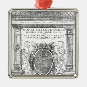 Frontispiece from 'Monas Hieroglyphica' Metal Ornament