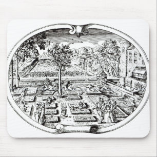 Frontispiece, from 'The Herball', by John Gerard ( Mouse Pad