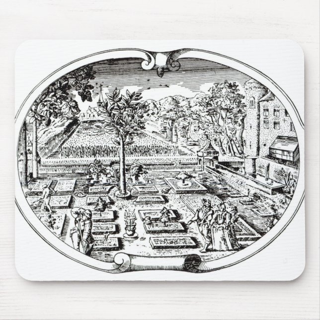 Frontispiece, from 'The Herball', by John Gerard ( Mouse Pad (Front)
