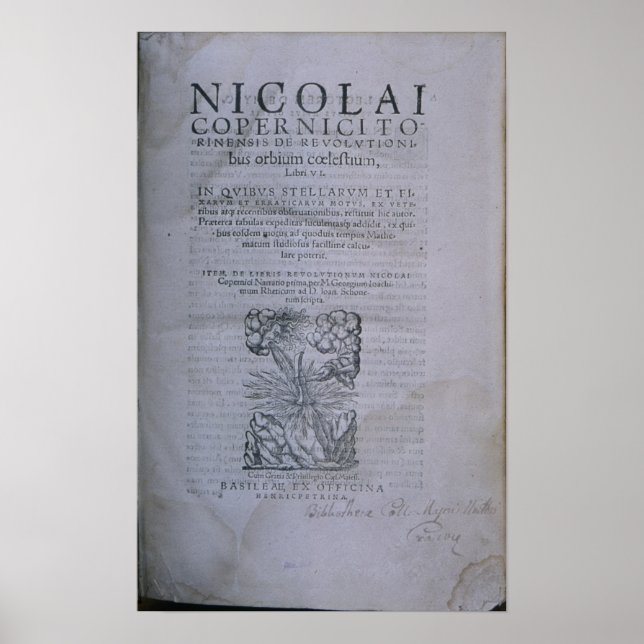 Frontispiece from the second edition poster (Front)