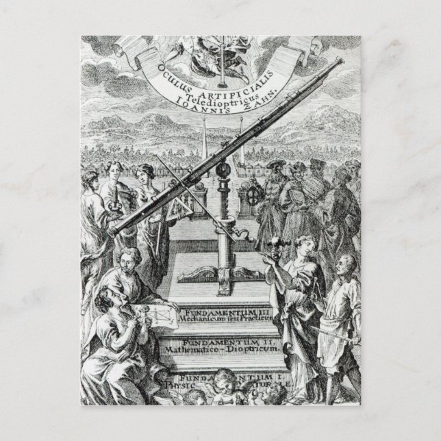Frontispiece 'Oculus Artificialis Postcard (Front)