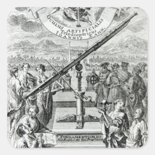 Frontispiece 'Oculus Artificialis Square Sticker