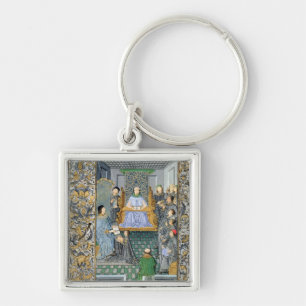 Frontispiece of Antonio de Nebrija's 'Gramatica' Key Ring