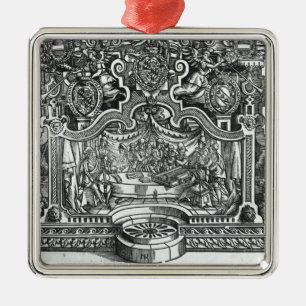 Frontispiece of 'Messes' by Roland de Lassus Metal Ornament