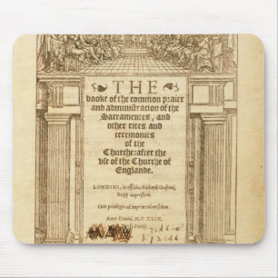 Frontispiece of 'The Book of Common Prayer' Mouse Pad
