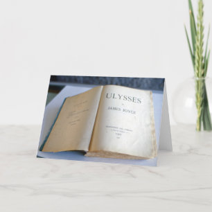 Frontispiece of 'Ulysses' by James Joyce Card