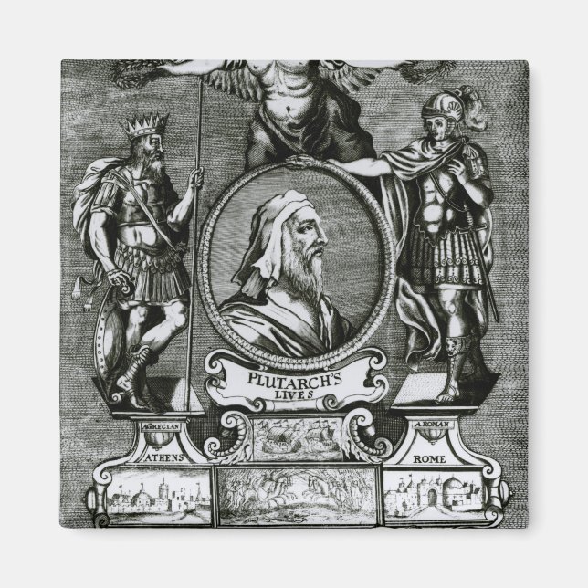 Frontispiece   'Plutarch's Lives' by Plutarch Magnet (Front)