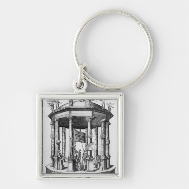Frontispiece 'The Rudolphine Tables' Key Ring (Front)