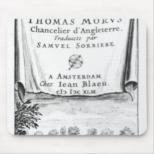 Frontispiece, 'The Utopia of Thomas More' Mouse Pad