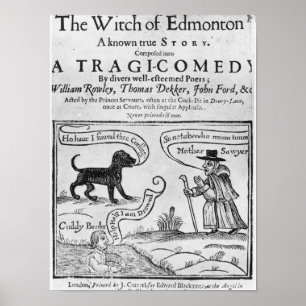 Frontispiece  "The Witch of Edmonton Poster