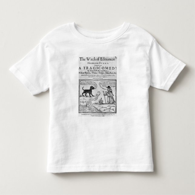 Frontispiece  "The Witch of Edmonton Toddler T-Shirt (Front)
