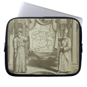 Frontispiece to 'China Illustrated' by Athanasius Laptop Sleeve
