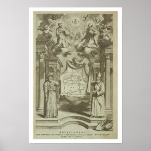 Frontispiece to 'China Illustrated' by Athanasius Poster