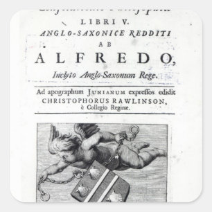 Frontispiece to Christopher Rawlinson's Square Sticker
