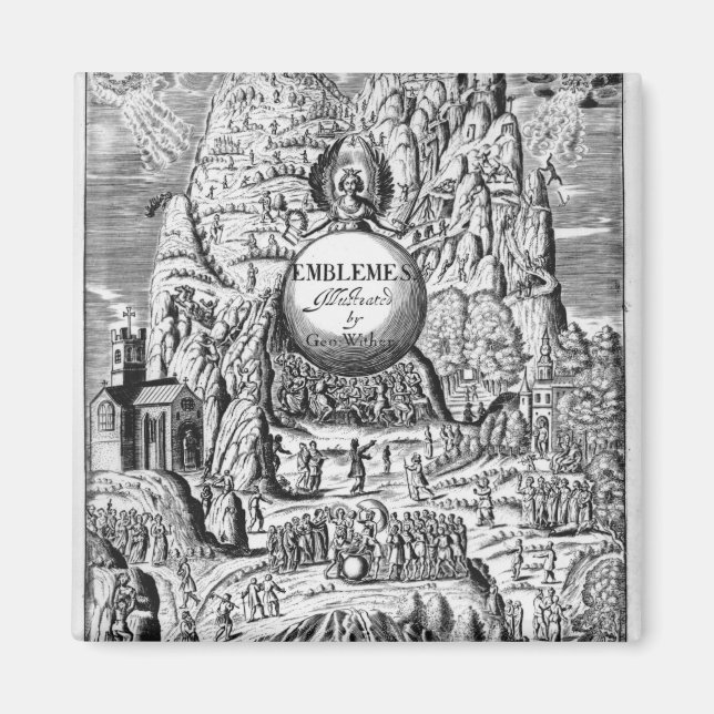 Frontispiece to George Wither's 'Emblems', 1635 Magnet (Front)