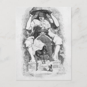 Frontispiece to 'Gulliver's Travels' by Postcard