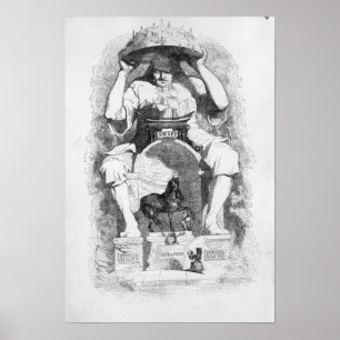 Frontispiece to 'Gulliver's Travels' by Poster