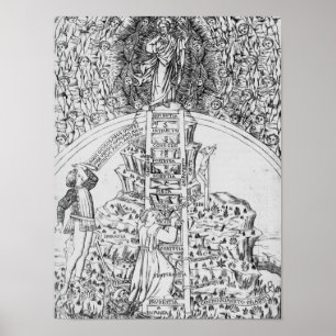 Frontispiece to 'Il Monte Sancto di Dio', 1477 Poster