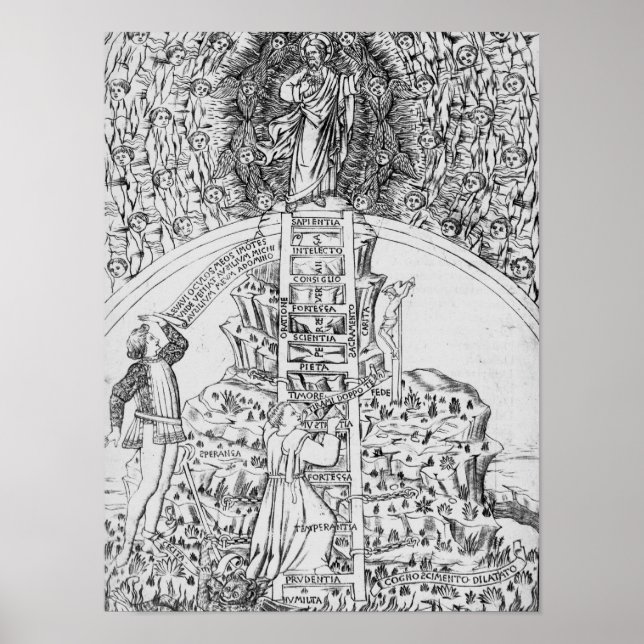 Frontispiece to 'Il Monte Sancto di Dio', 1477 Poster (Front)