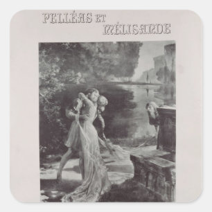Frontispiece to Pelleas and Melisande by Square Sticker