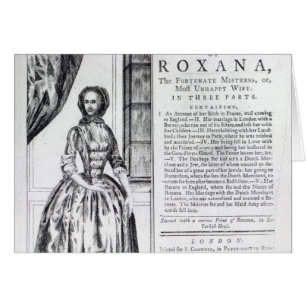 Frontispiece to 'Roxana, The Fortunate