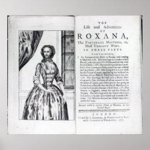 Frontispiece to 'Roxana, The Fortunate Poster