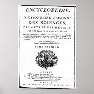 Frontispiece to 'The Encyclopaedia Poster