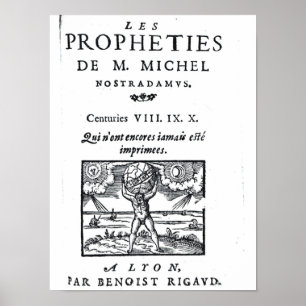 Frontispiece to 'The Prophecies Poster