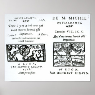 Frontispiece to 'The Prophecies Poster