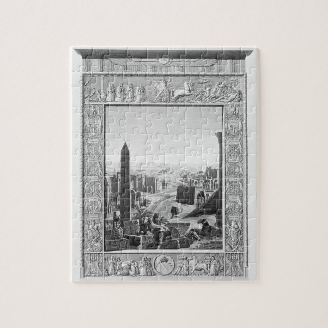 Frontispiece to Volume 1 of the `Description of Eg Jigsaw Puzzle (Vertical)