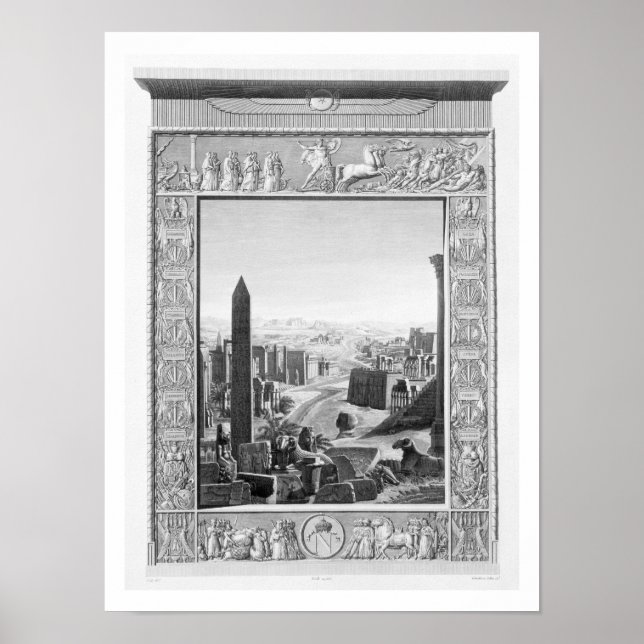 Frontispiece to Volume 1 of the `Description of Eg Poster (Front)