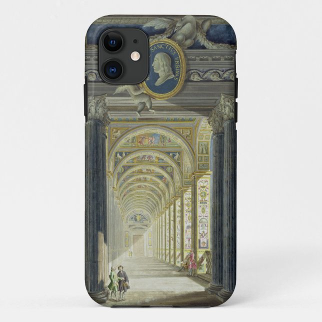 Frontispiece with a medallion portrait of Raphael Case-Mate iPhone Case (Back)