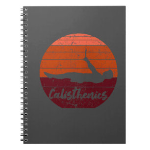 frontlever, calisthenics, street workout  notebook