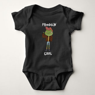Froogin’ Cool: Fashion Icon of the Swamp Baby Bodysuit