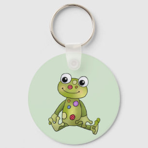 Frosch mit Punkten Key Ring