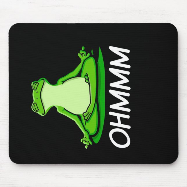 Frosch Ohmmm Wild Animal Lover Gift Ideas Mouse Pad (Front)