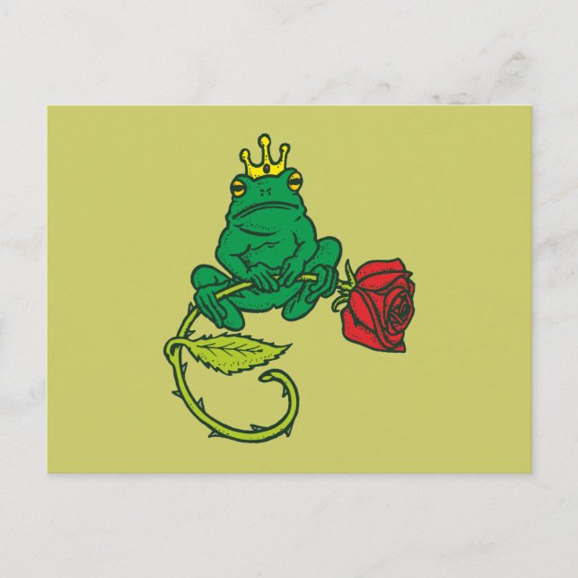 Froschkönig frog king postcard (Front)