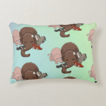 Frost babies accent pillow for nursery or playroom