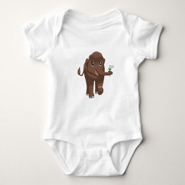 Frost Babies Dima Mammoth body suit for baby Baby Bodysuit (Front)