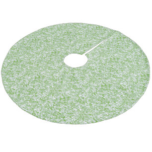 Frost Covered Grass Fleece Tree Skirt