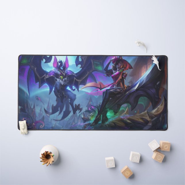 Frost Dragon Gaming Desk Mat Customisable Deskmat (Kids Table)