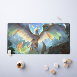 Frost Dragon Gaming Desk Mat Customisable Deskmat