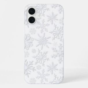 Frost & Flourish Snowflakes – Ice iPhone 16 Plus Case