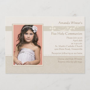 Frost in Spring Religious Photo  Invitation
