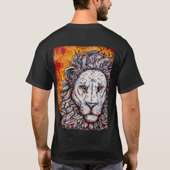 Frost lion  T-Shirt (Back)