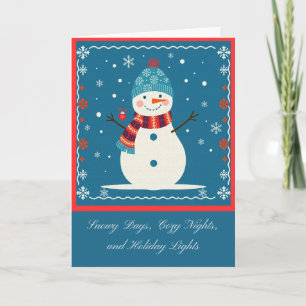 Frost Man Holiday Card