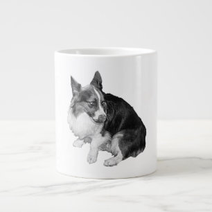 Frost Morning Side-Glance Large Coffee Mug