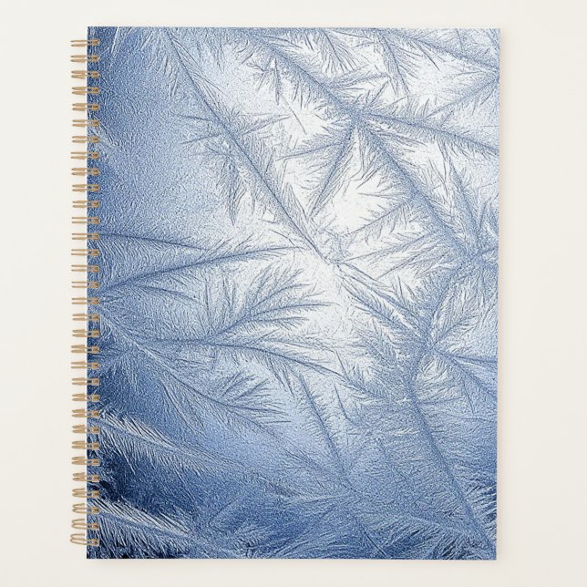 Frost Patterns on a Cold Winter Window Planner (Front)