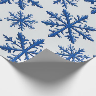 ❄ Frost Snowflake Seamless Geometry Pattern ❄ Wrapping Paper