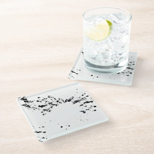 Frost Splash Glass Coaster